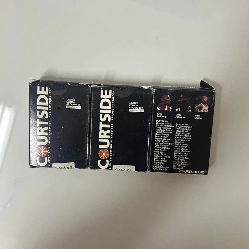 1991 Courtside Basketball Card Set 🏀 Vintage Limited Edition NBA Collectible